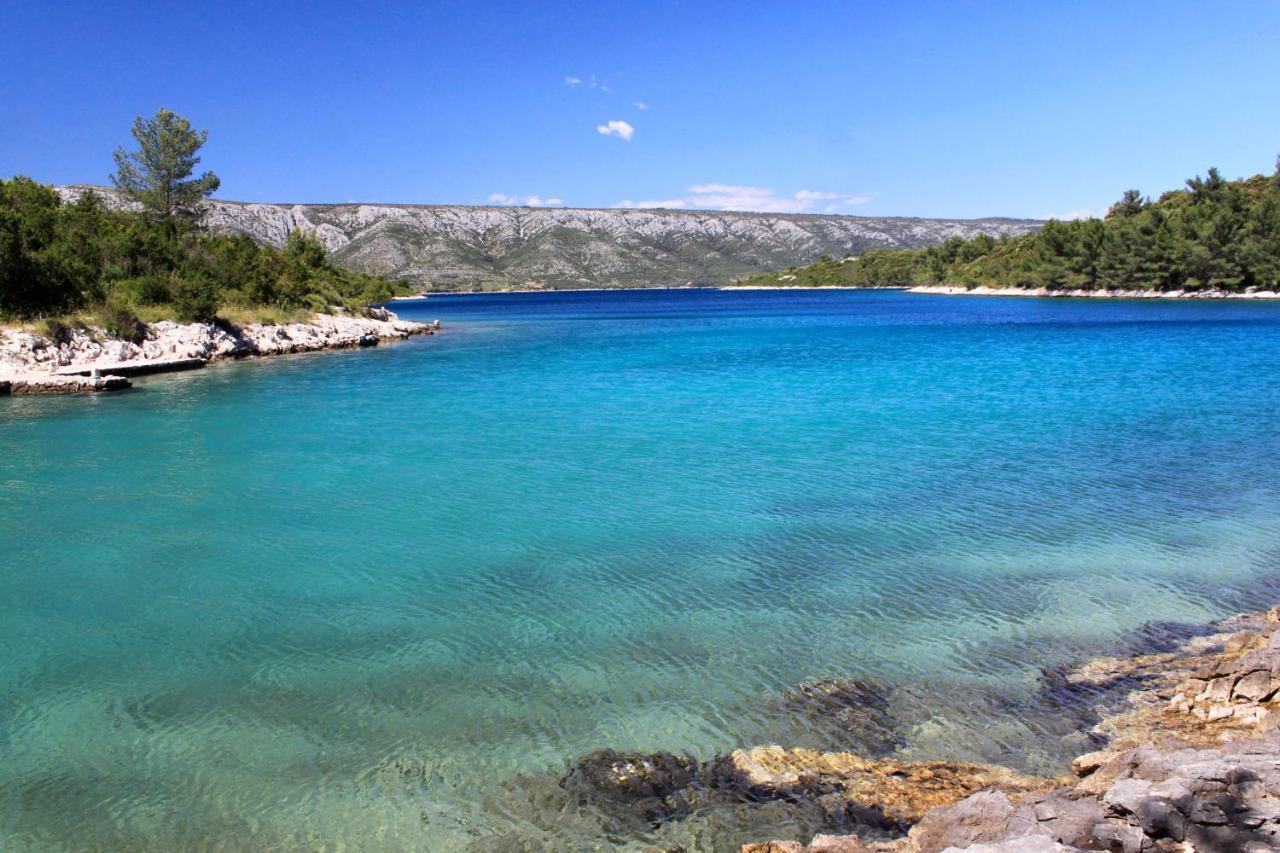 Seaside Secluded Apartments Cove Karkavac - Scedro, Hvar - 8801 Jelsa  Bagian luar foto